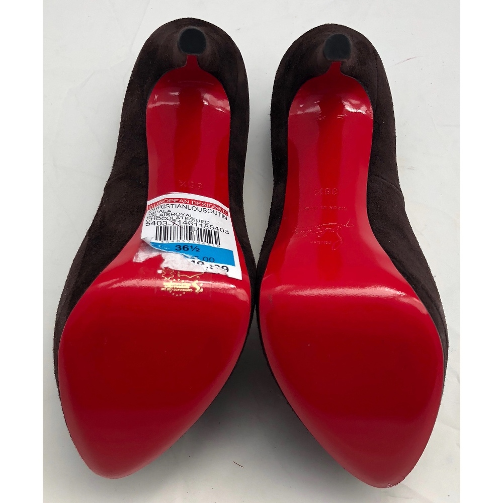 New Christian Louboutin Palais Royal Brown SZ 36.5 - Picture 5 of 8